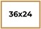 36x24 Solid Wood Antique Picture Frame with UV-Resistant Acrylic & Acid-Free Backing, Available in 4 Finishes: Bronze, Gold, Silver, and Gold with Black
